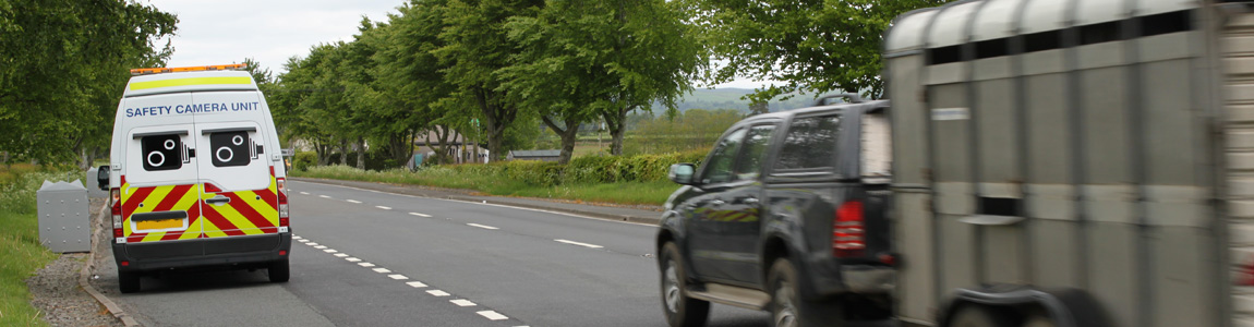 safety camera van side of road